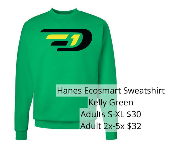 D1 Full Chest - Hanes Sweatshirt